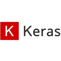 Keras Python libraries logo used in edu plus now`s Data Science course