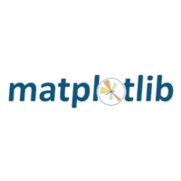 Matplotlib Python libraries logo used in edu plus now`s Data Science course