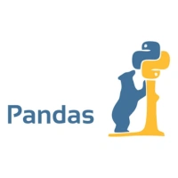 Pandas data analysis logo used in edu plus now`s Data Science course